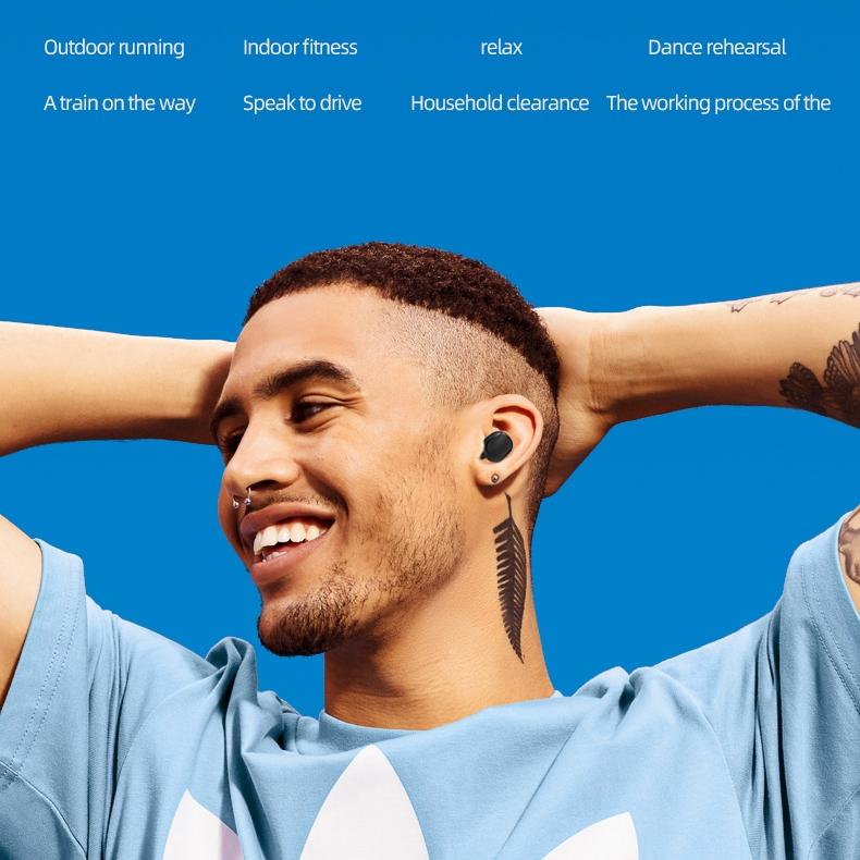 Waterproof Wireless Bluetooth Earphones with Charging Box - A6s