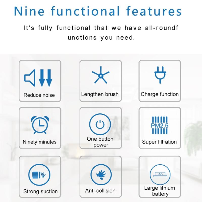 Smart Household Vacuum Cleaner - 1800pa Suction - Ca0380B