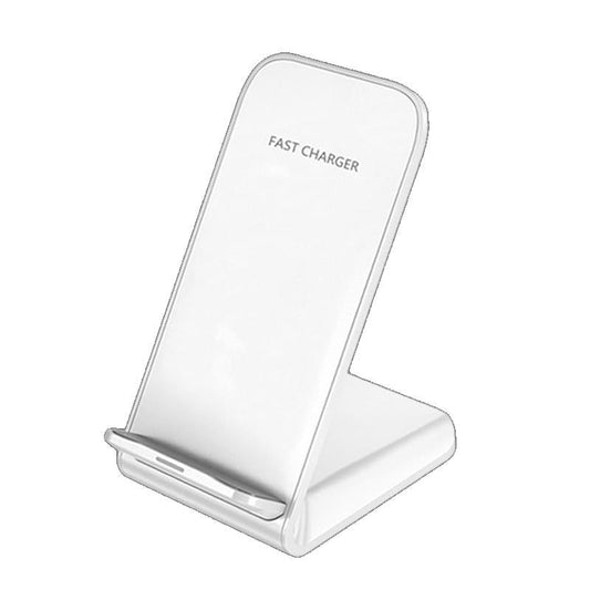 15W Wireless Desktop Charger With Fast Charging - White
