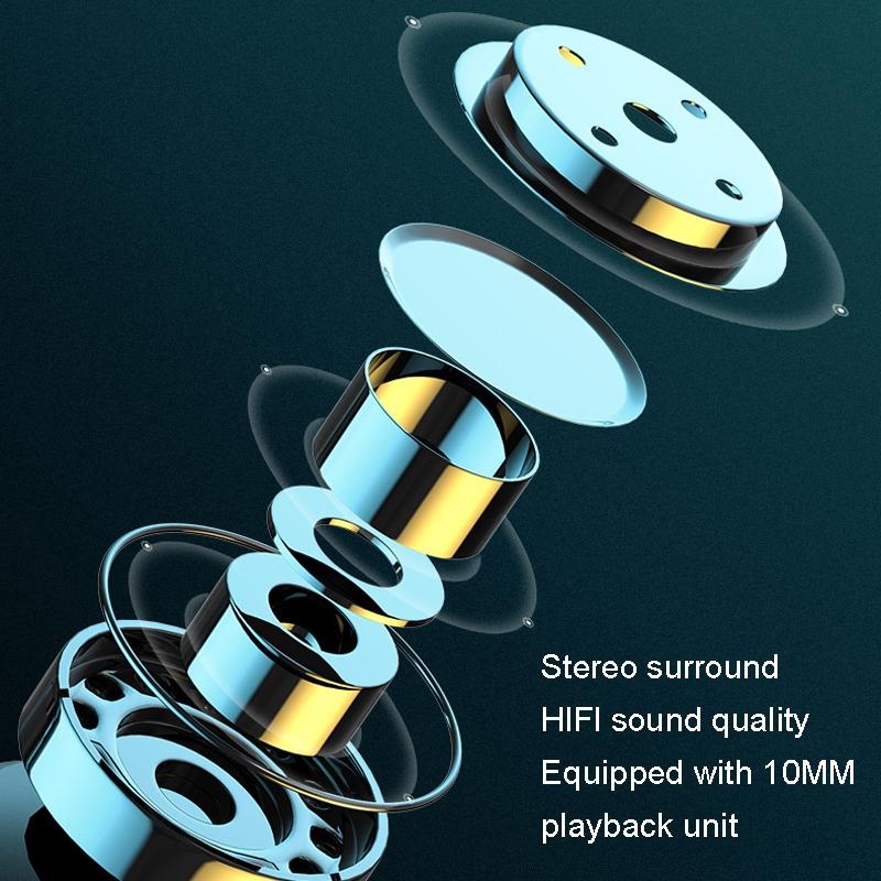 Business Bluetooth Earphones - Left / Right Rotation - Black