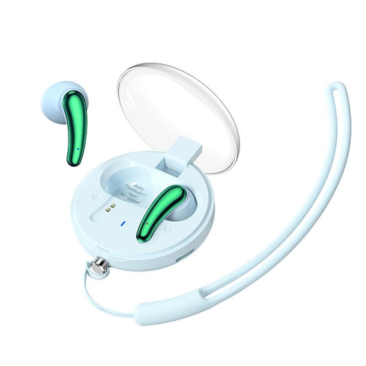 Wireless In-ear Earphones with Low Delayed Bluetooth - Clearbuds C1 - Blue