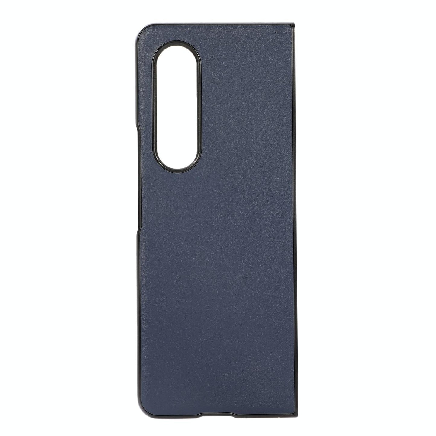 For Samsung Galaxy Z Fold4 5G Sheep Texture Leather Phone Case - Blue
