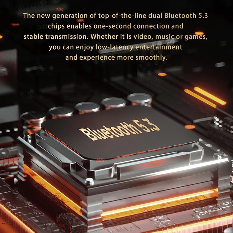 Bluetooth Earphones with Ear-mount Design - Black