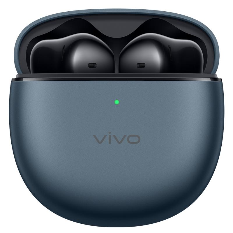 Wireless Dual Mic Tws Air Earphones with Noise Reduction - Blue