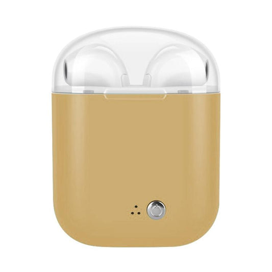 Wireless Bluetooth Tws Earphones with Charging Bin - I7s Binaural Plating - Gold