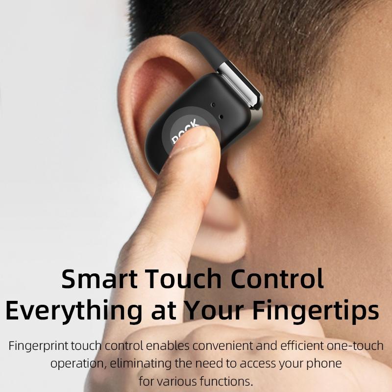 Open Earhook Bluetooth Earphones - X900 - Beige