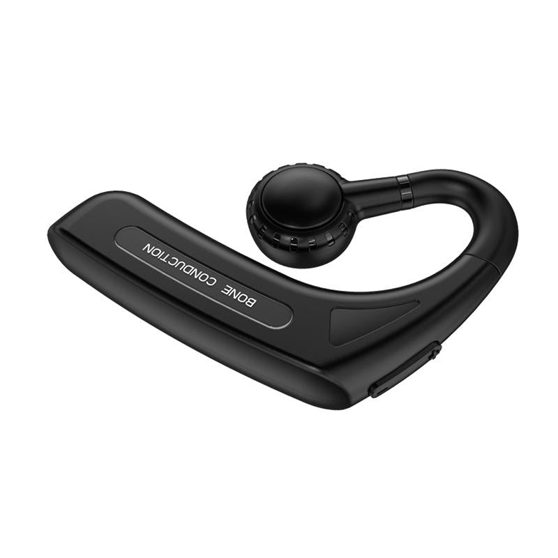 Wireless Bone Conduction Bluetooth Headset - Hanging Ear Design - Blue