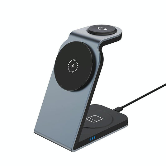 3 In 1 Magnetic Wireless Charger For Sw18 - Silver