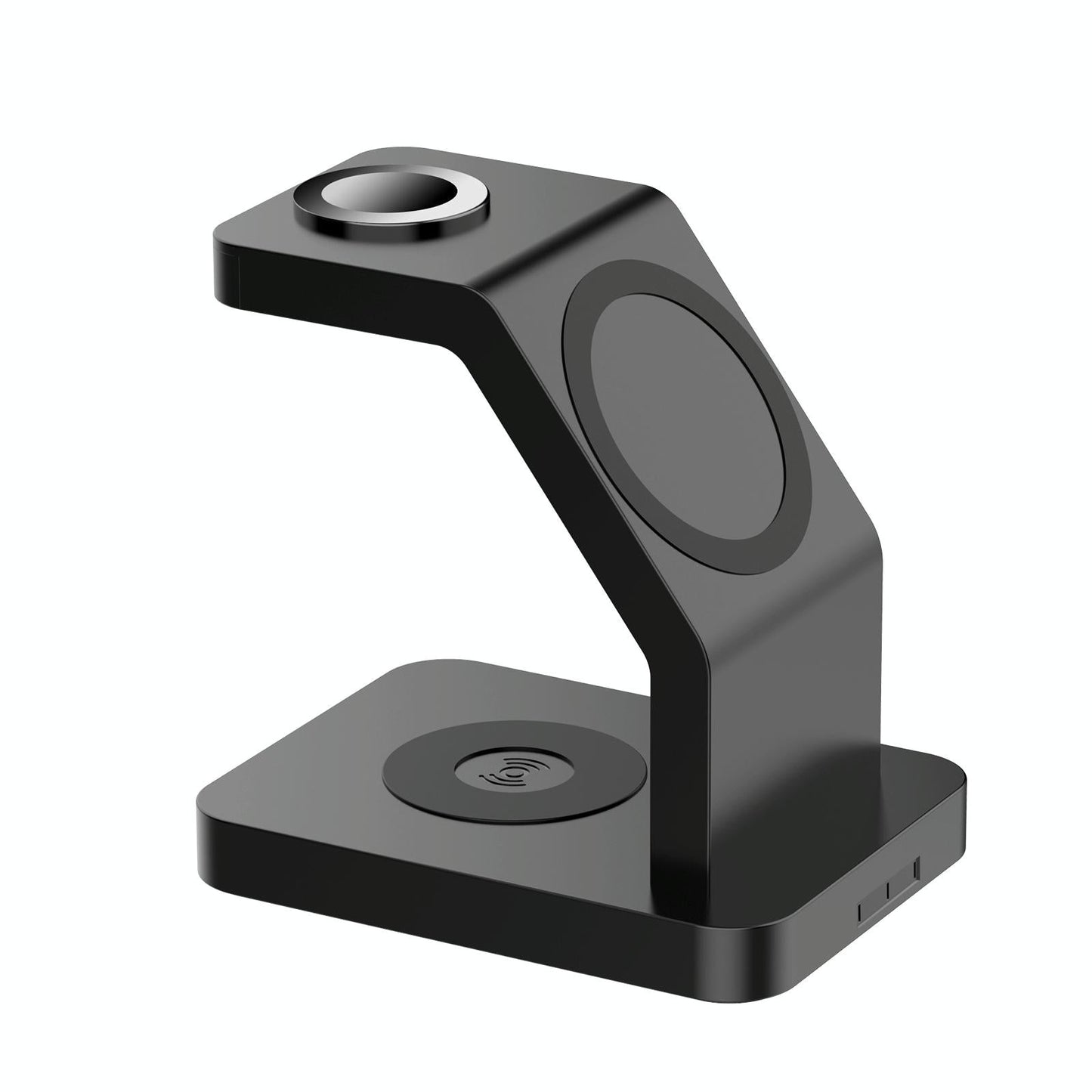 3 In 1 Magnetic Wireless Charger For Iphone Iwatch Airpods - Black
