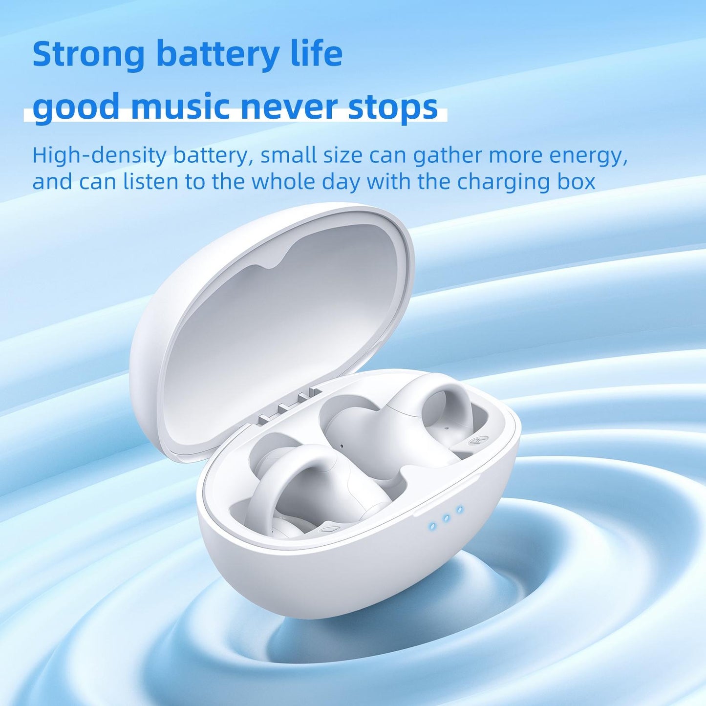 Wireless Bluetooth Earphone - Ear-mounted T306 - White