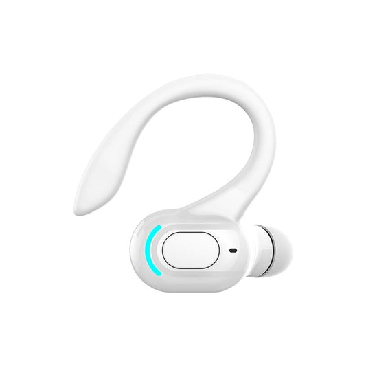 Wireless Sports Earphones - F8 Bluetooth 5.1 Ear-mounted Stereo - White