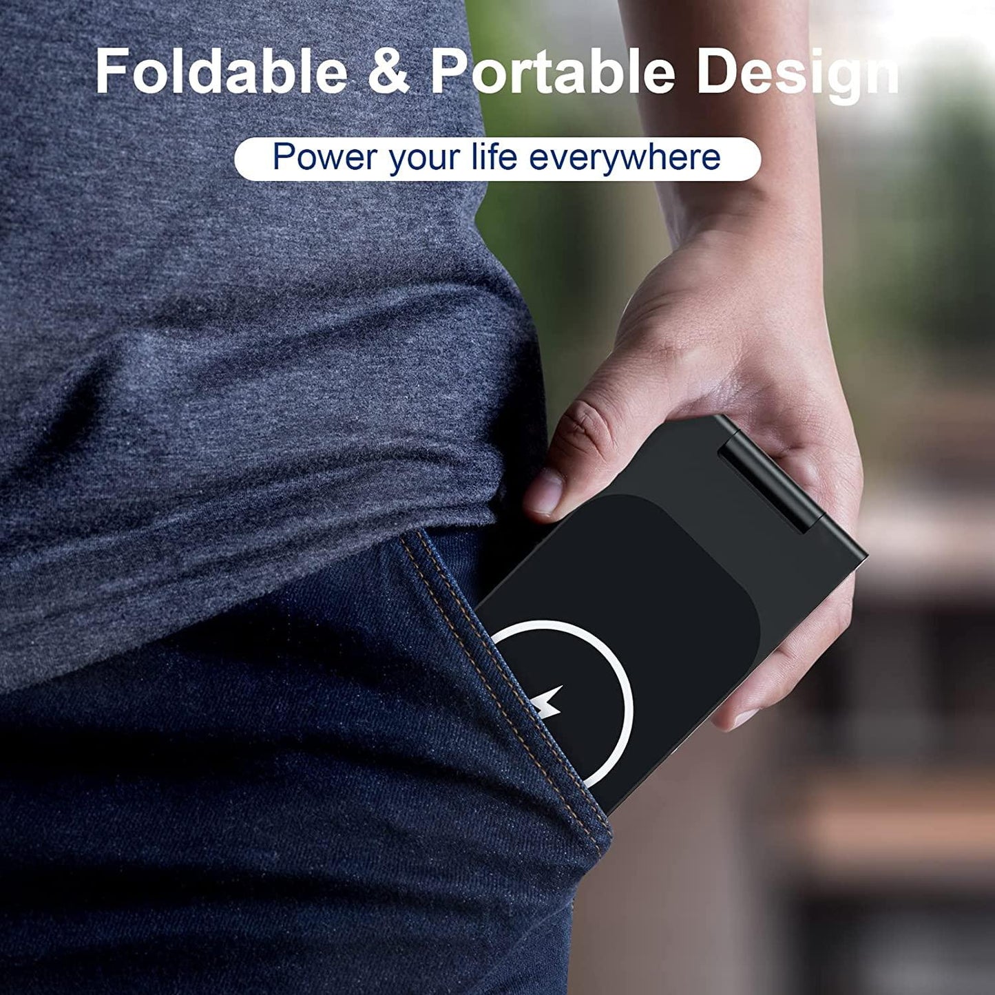 15W Magnetic Wireless Charger For Iphone 12+ - Silver