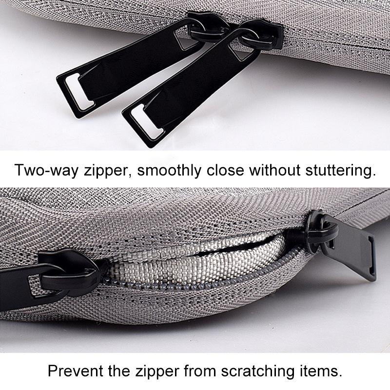 14.1 Inch Laptop Felt Sleeve Protective Case Carrying Bag - Dark Grey