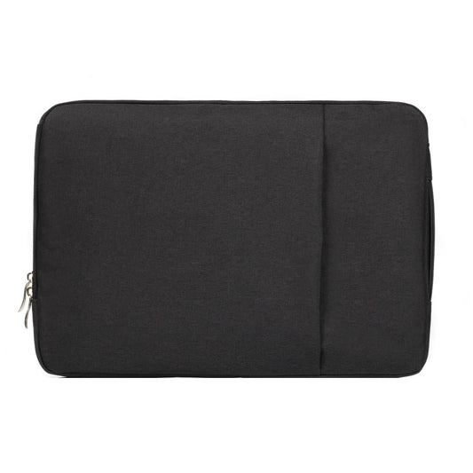 Universal Denim Laptop Bag for 15.4 Inch Notebooks - Fits Macbook Air / Pro - Portable & Stylish - 39.2x28.5x2cm - Black