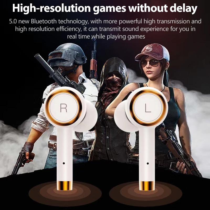 Wireless Bluetooth 5.0 Earbuds with Charging Case