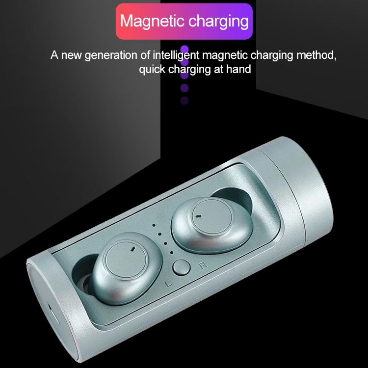 Wireless Touch Bluetooth Headset with Magnetic Charging - Automatic Pairing - Black