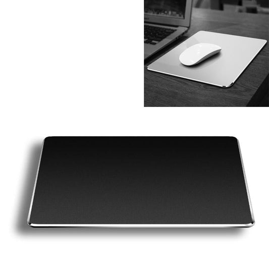 Double Sided Non Slip Aluminum Mouse Pad M Size - Black