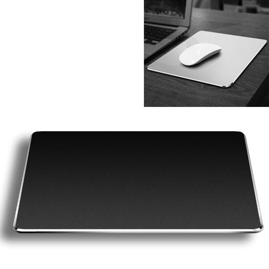 Double Sided Non Slip Aluminum Mouse Pad L Size - Black