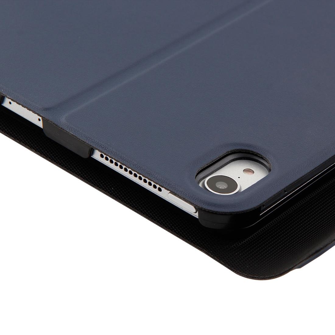 Bluetooth Keyboard & Leather Tablet Case For Ipad Pro 11 2018 - Detachable Aluminum Three-Gear Magnetic Sleep Function - Black