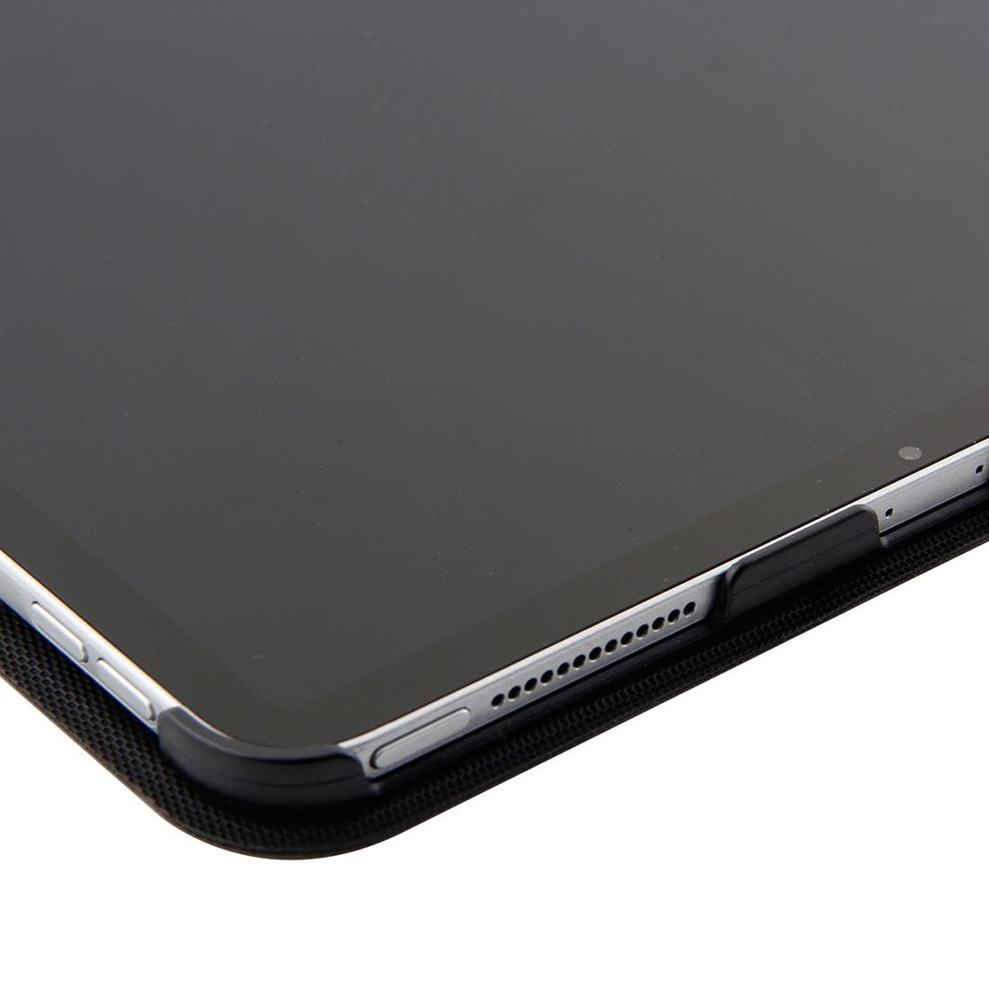 Bluetooth Keyboard & Leather Tablet Case For Ipad Pro 11 2018 - Detachable Aluminum Three-Gear Magnetic Sleep Function - Black