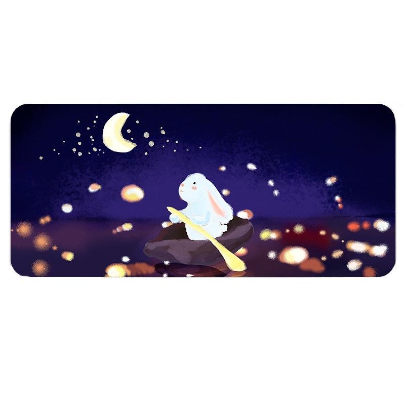 Waterproof Cartoon Mouse Pad Non Slip Design - Three Cats