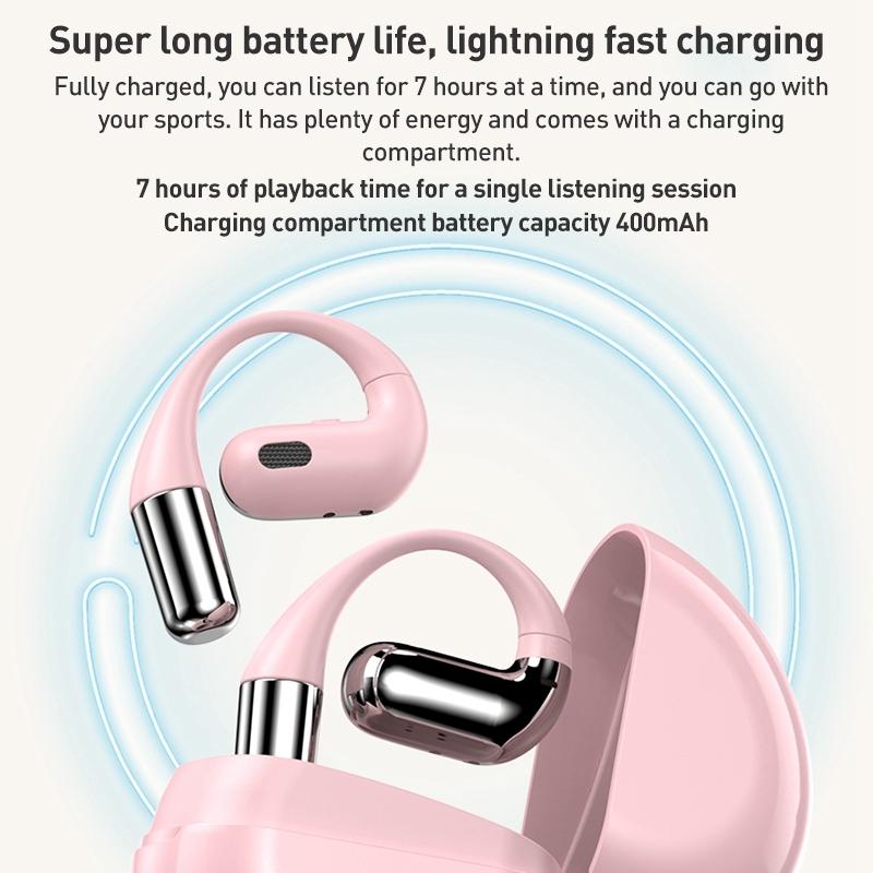 Phantom Open Wireless Bluetooth Earphones - Zga Gs13 - Pink
