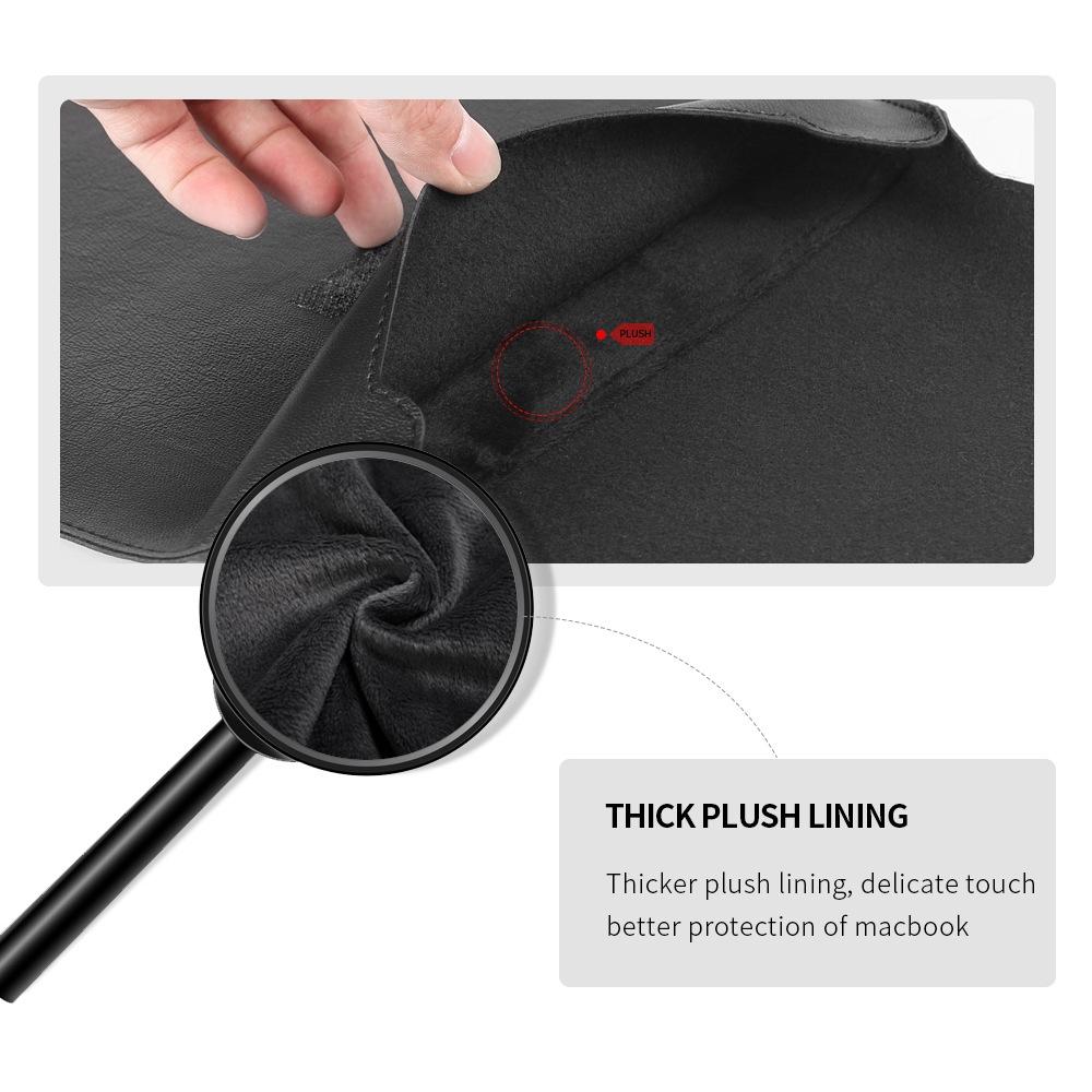 11 / 12 Inch 4-in-1 Computer Bracket Liner and Storage Bag - Brown
