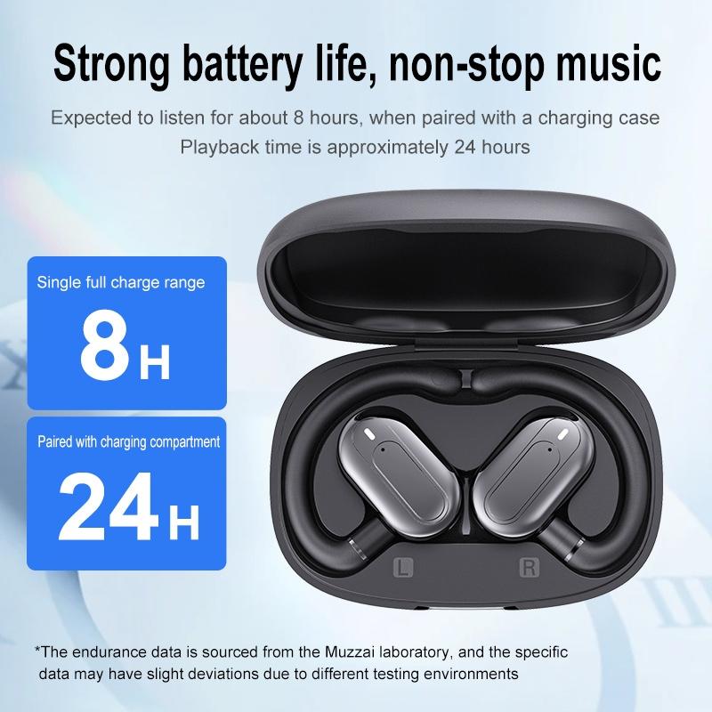 Wireless Stereo Earphones with Charging Case - Outdoor Sound - Purple
