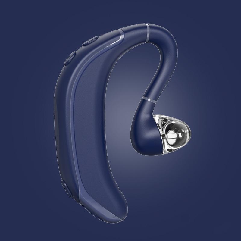 Business Bluetooth Earphones - Left / Right Rotation - Blue