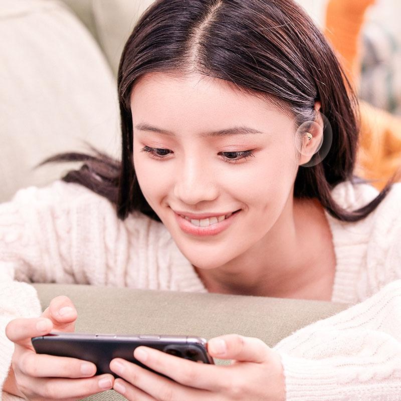 Mini Wireless Sports Earphones with Bluetooth for Sleep - S800 - Skin Colour