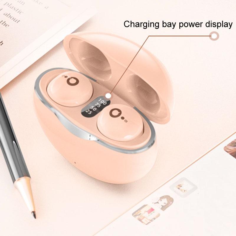 Mini Wireless Sports Earphones with Bluetooth for Sleep - S800 - Skin Colour