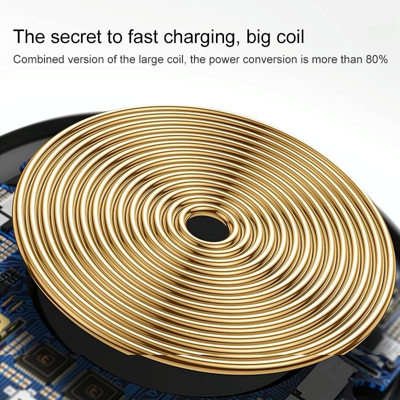 10W 3 In 1 Vertical Wireless Charger - Blue