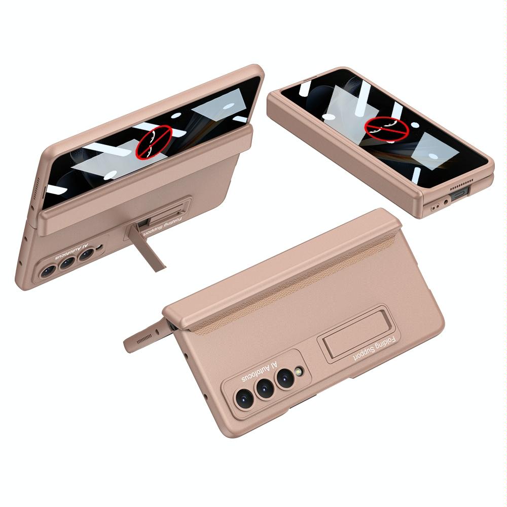 For Samsung Galaxy Z Fold4 5G Magnetic Fold Case - Full Coverage - Gold