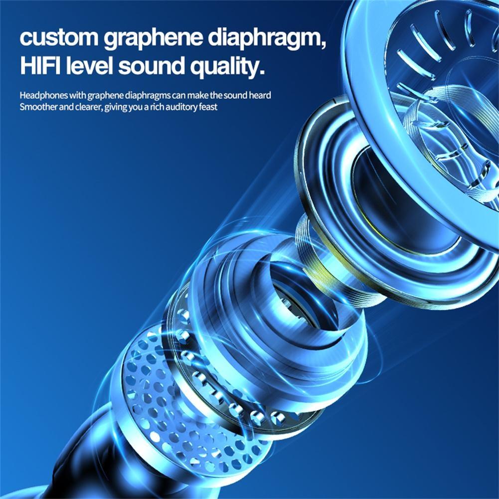 Mini Bluetooth Earphones with M5 Digital Display - Skin Colour