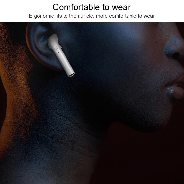 Wireless Bluetooth Tws Earphones with Charging Bin - I7s Binaural Plating - Blue