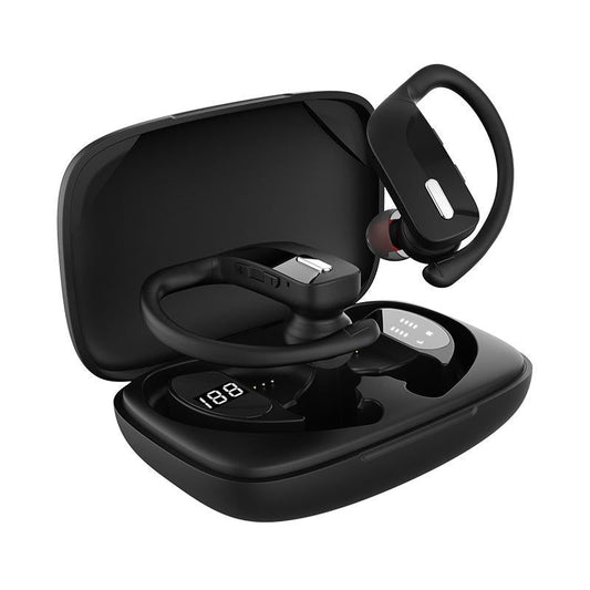 Wireless Noise-cancelling Bluetooth Earbuds with Dual Battery Display - T16 Blue