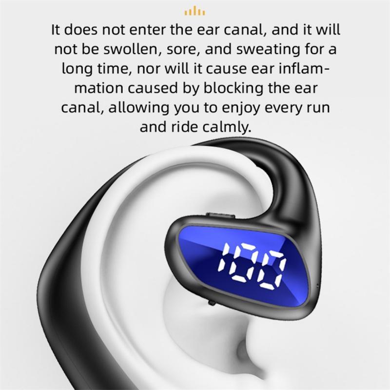 Air Conduction Bluetooth Earphone - Business Model - Blue
