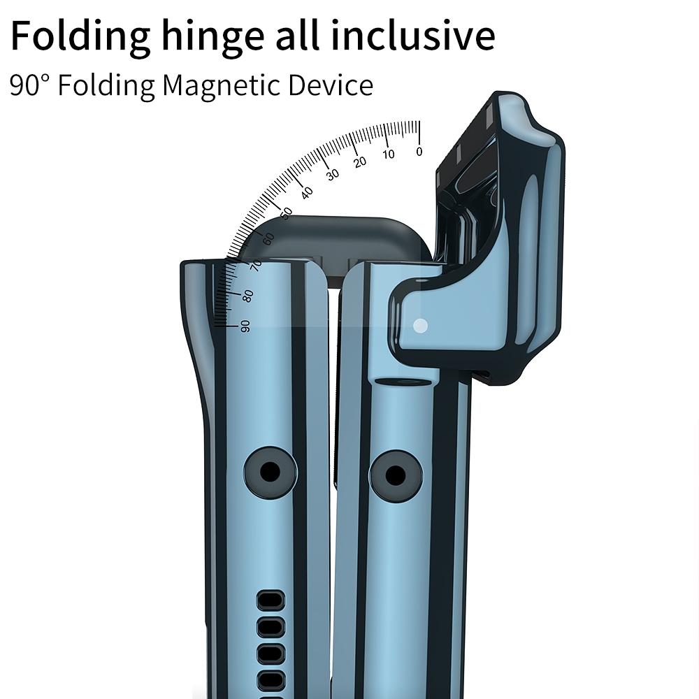 For Samsung Galaxy Z Fold4 5G Magnetic Hinged Case - Wine Red