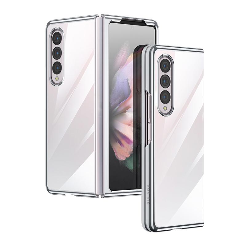 For Samsung Galaxy Z Fold4 5G Shockproof Protective Case - Silver