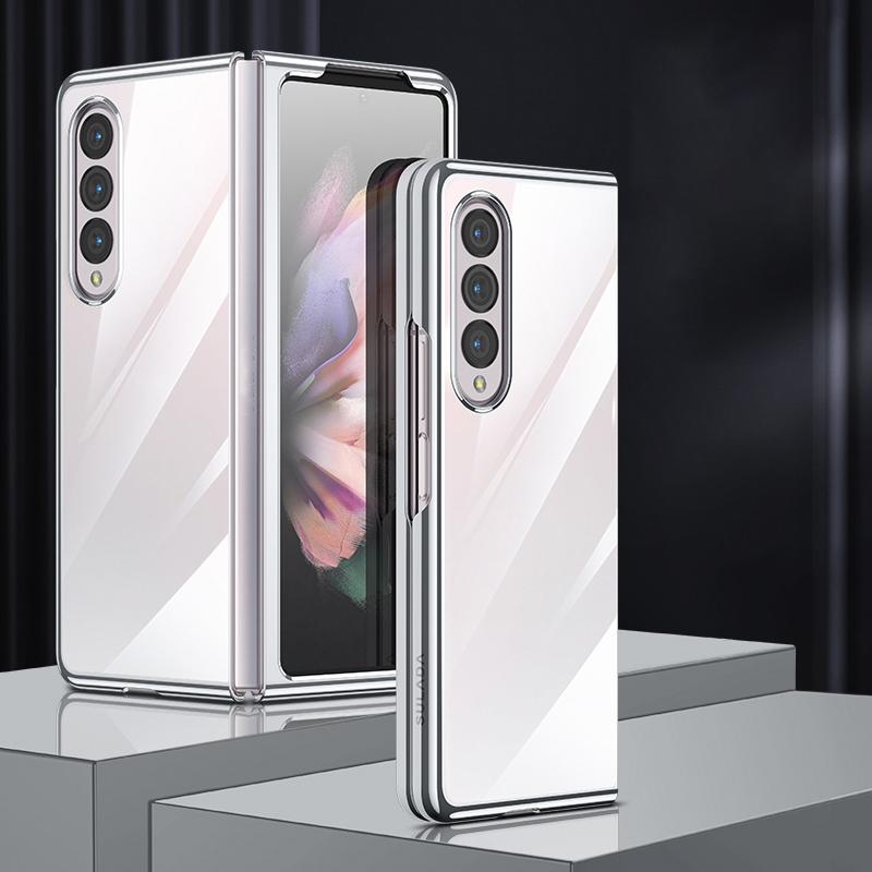 For Samsung Galaxy Z Fold4 5G Shockproof Protective Case - Silver