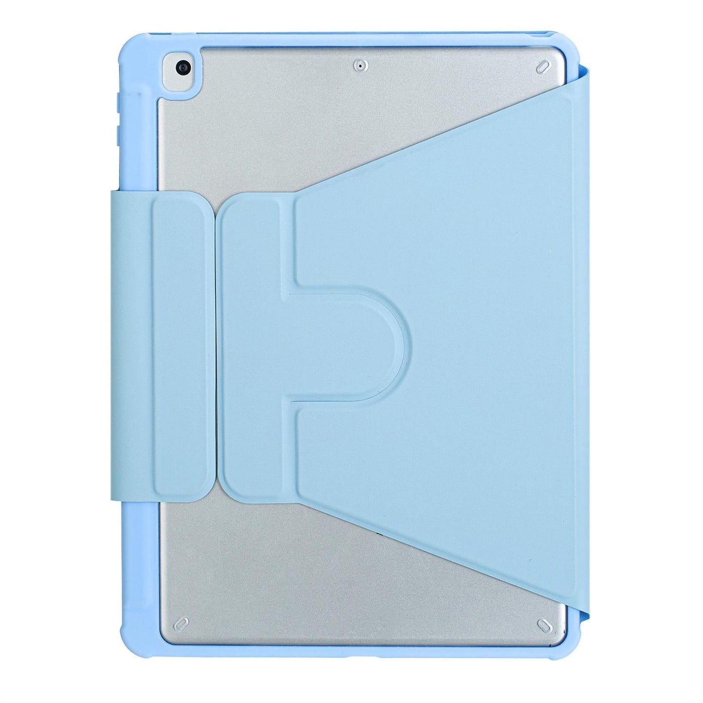 360 Rotation Bluetooth Keyboard Leather Case For Ipad 10.9 2022 - Blue