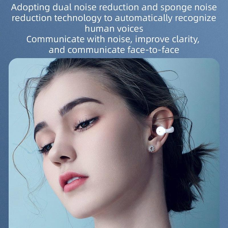 Wireless Earphones with Digital Display and Charging Case - Blue