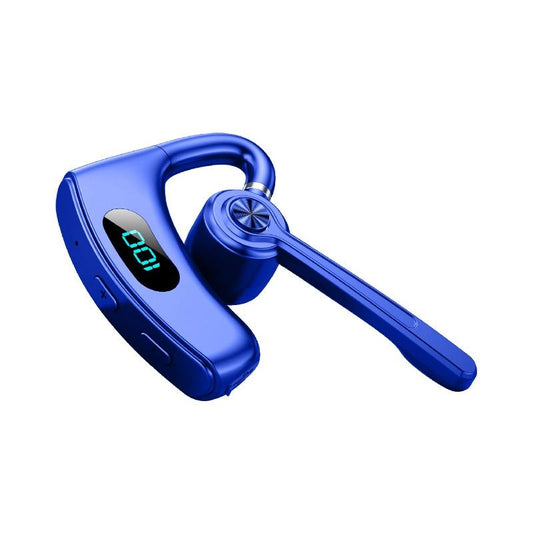 Bone Conduction Gaming Bluetooth Earphones with Noise Reduction - Blue