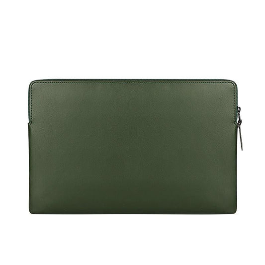 14.1-15.4 Inch Thin and Light Laptop Liner Bag with Pu Material - Armygreen