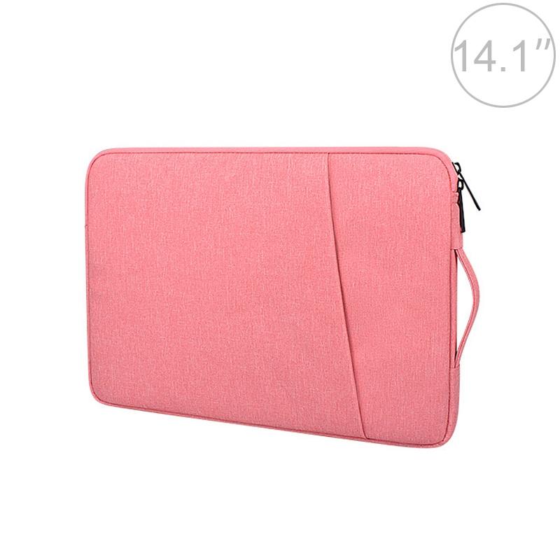 14.1 Inch Laptop Felt Sleeve Protective Case Carrying Bag - Pink