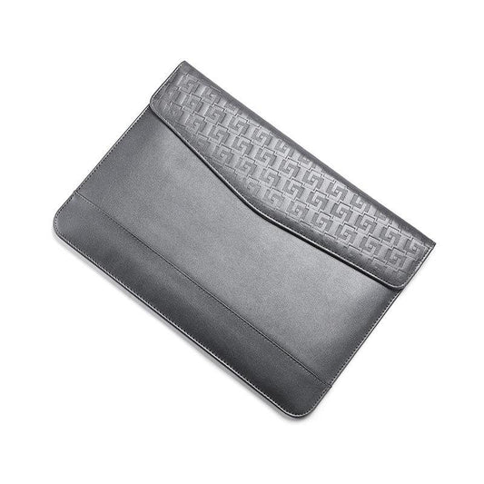13 Inch Ultra-thin Magnetic Holster for Horizontal Embossed Notebook with Liner Bag - Black