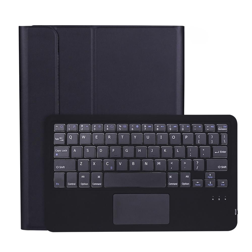 Detachable Bluetooth Keyboard Tablet Case For Ipad Pro 11 With Touchpad & Pen Slot - Dark Blue