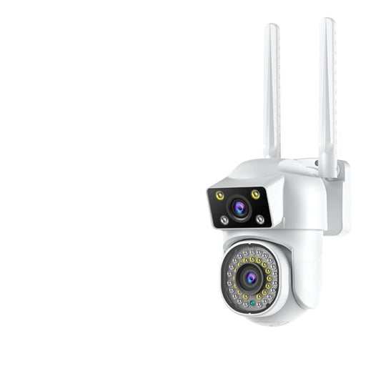 Outdoor Wifi Dual-Lens Camera With Night Vision And Remote Control