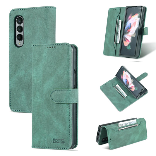 For Samsung Galaxy Z Fold4 5G Horizontal Flip Tpu Phone Case - Green