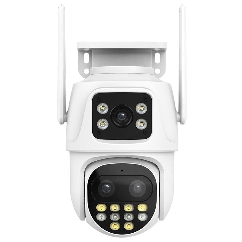 3Mp Wifi Triple Camera With Human Face Recognition & Ai Alarm - Compact Design